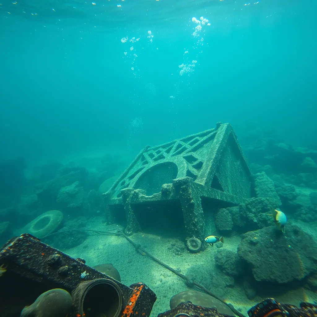 imagen de un tesoro hundido