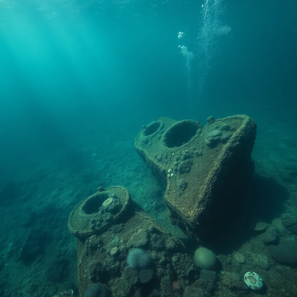 imagen de un tesoro hundido